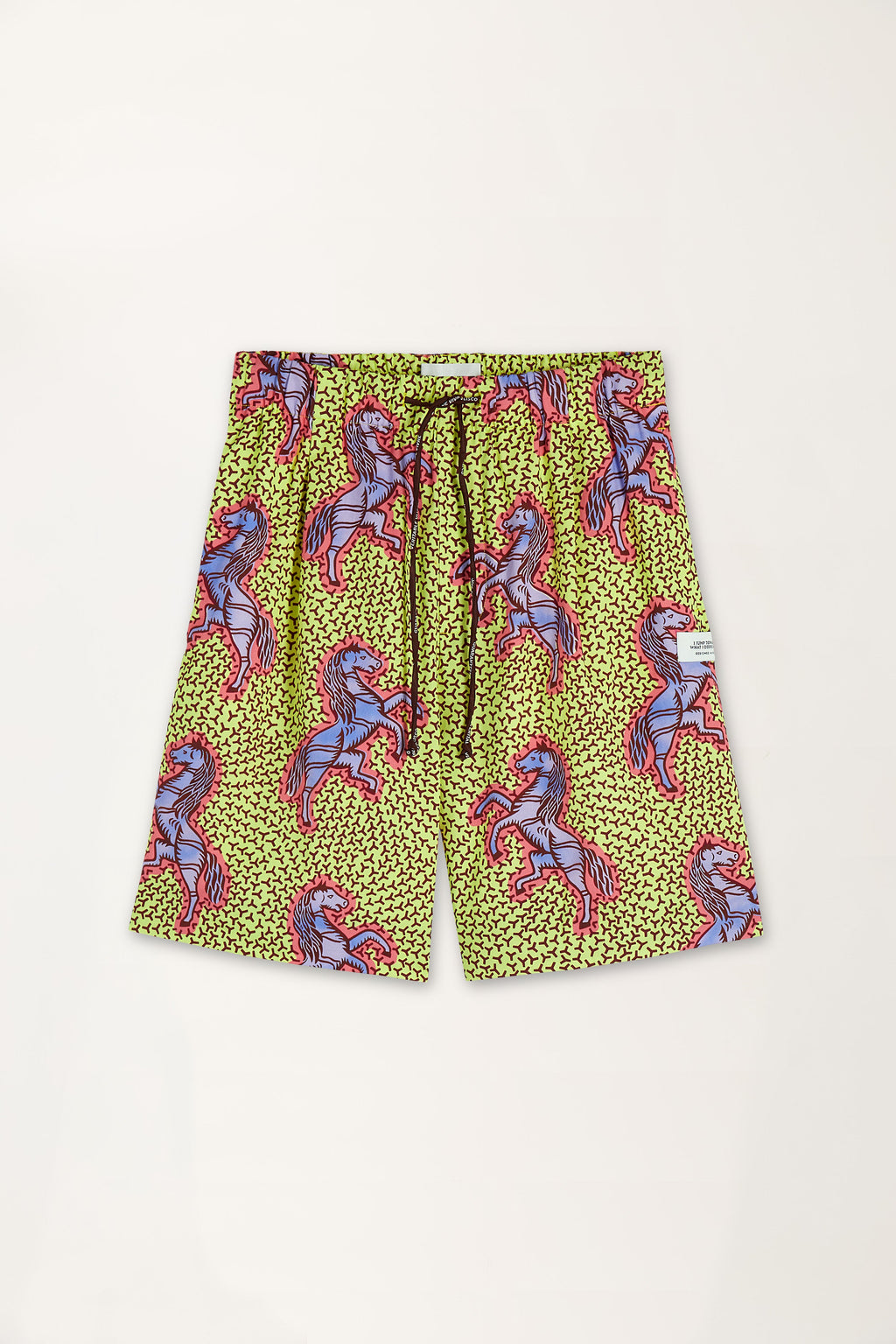 Jumping Horse Print Shorts