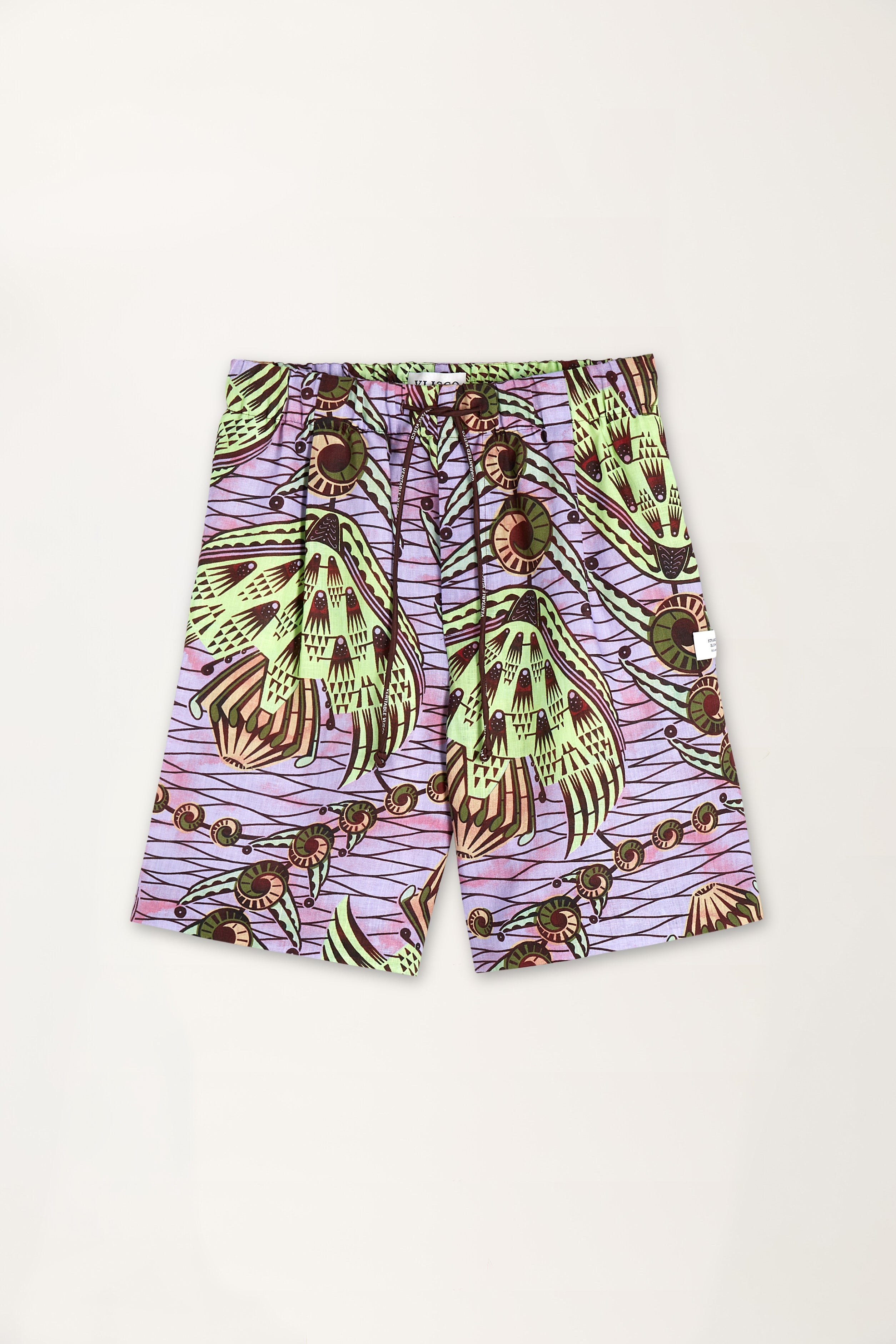Strange Flowers Print Shorts