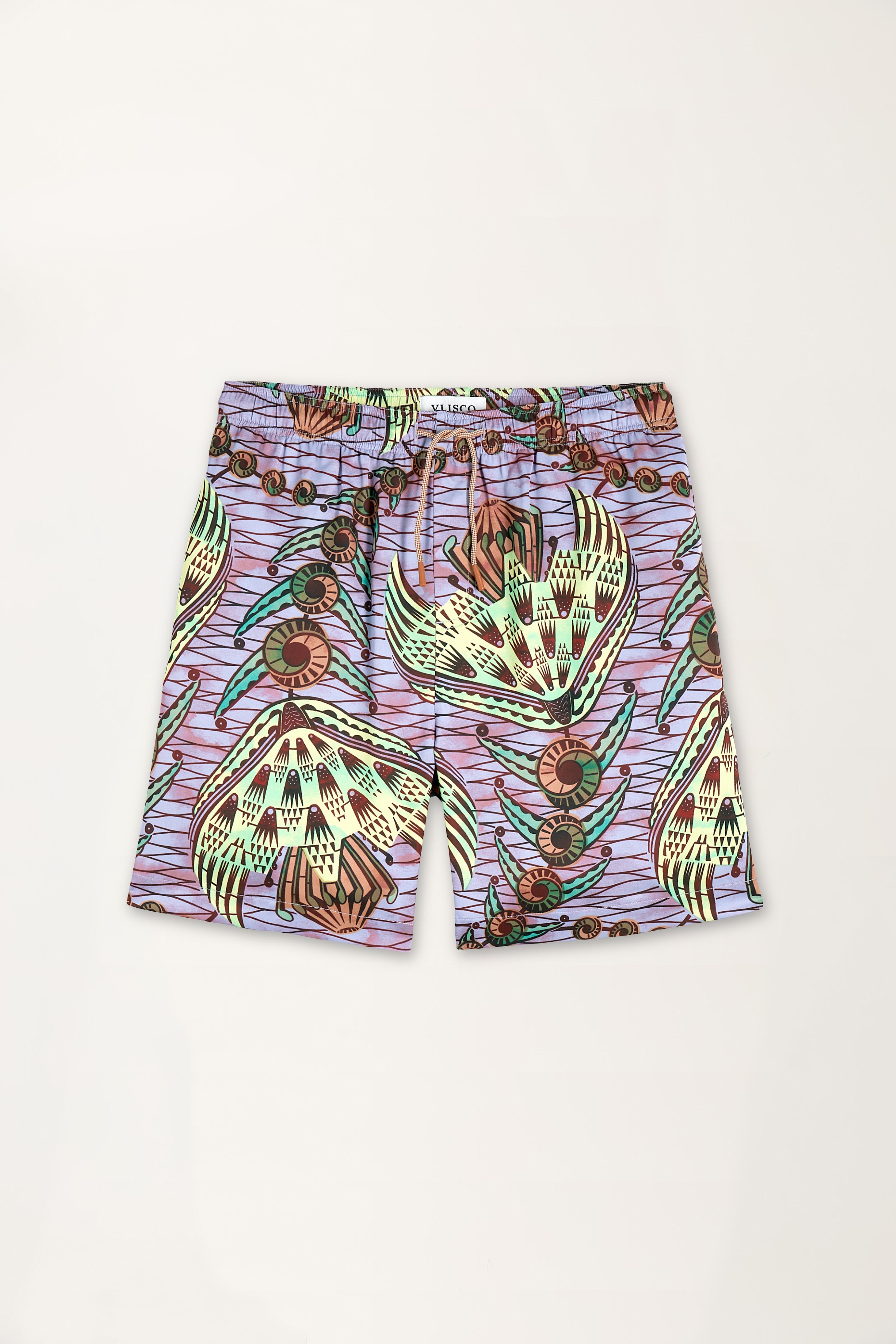 Strange Flowers Print Swim Shorts
