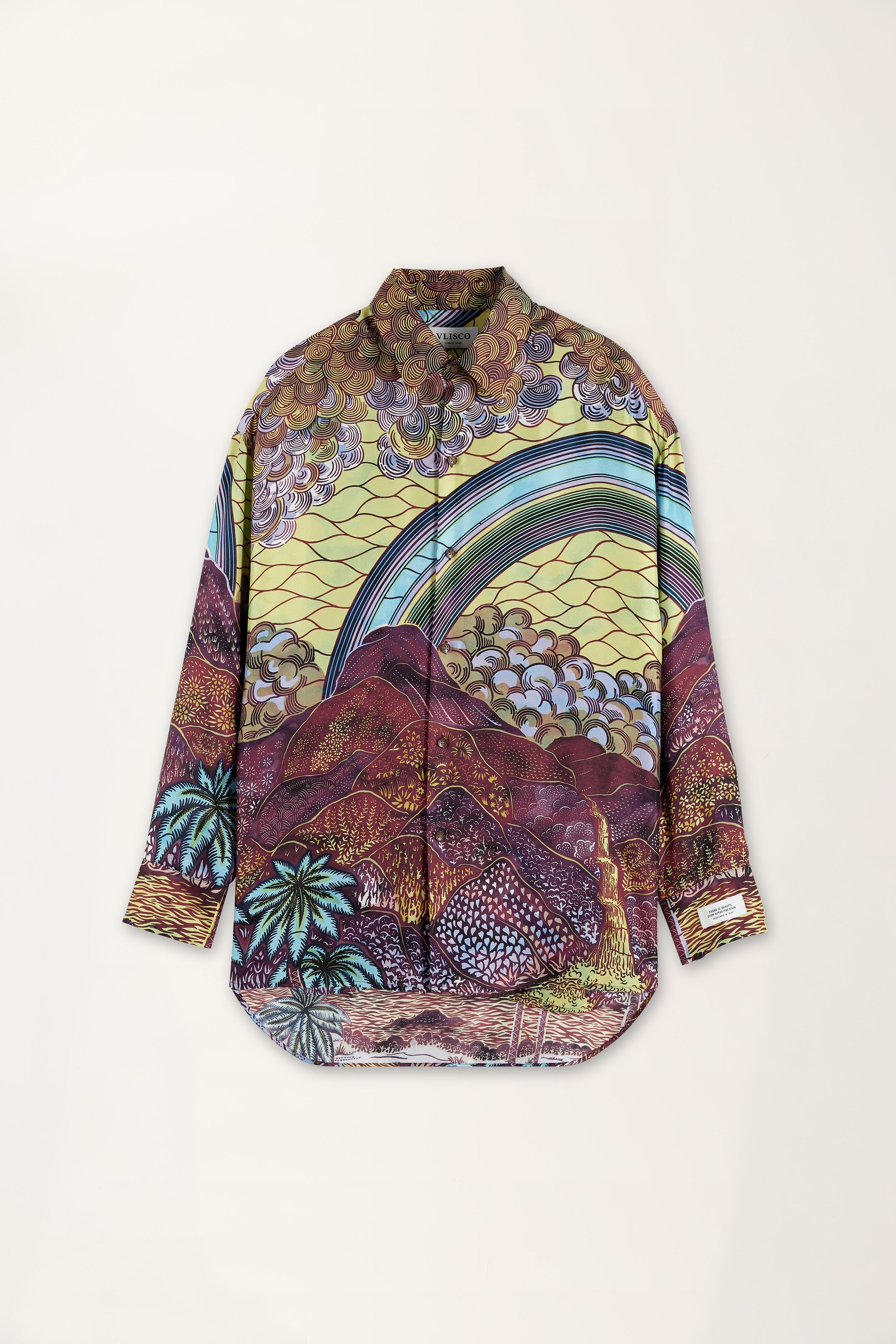 Rainbow Print Long Sleeve Shirt