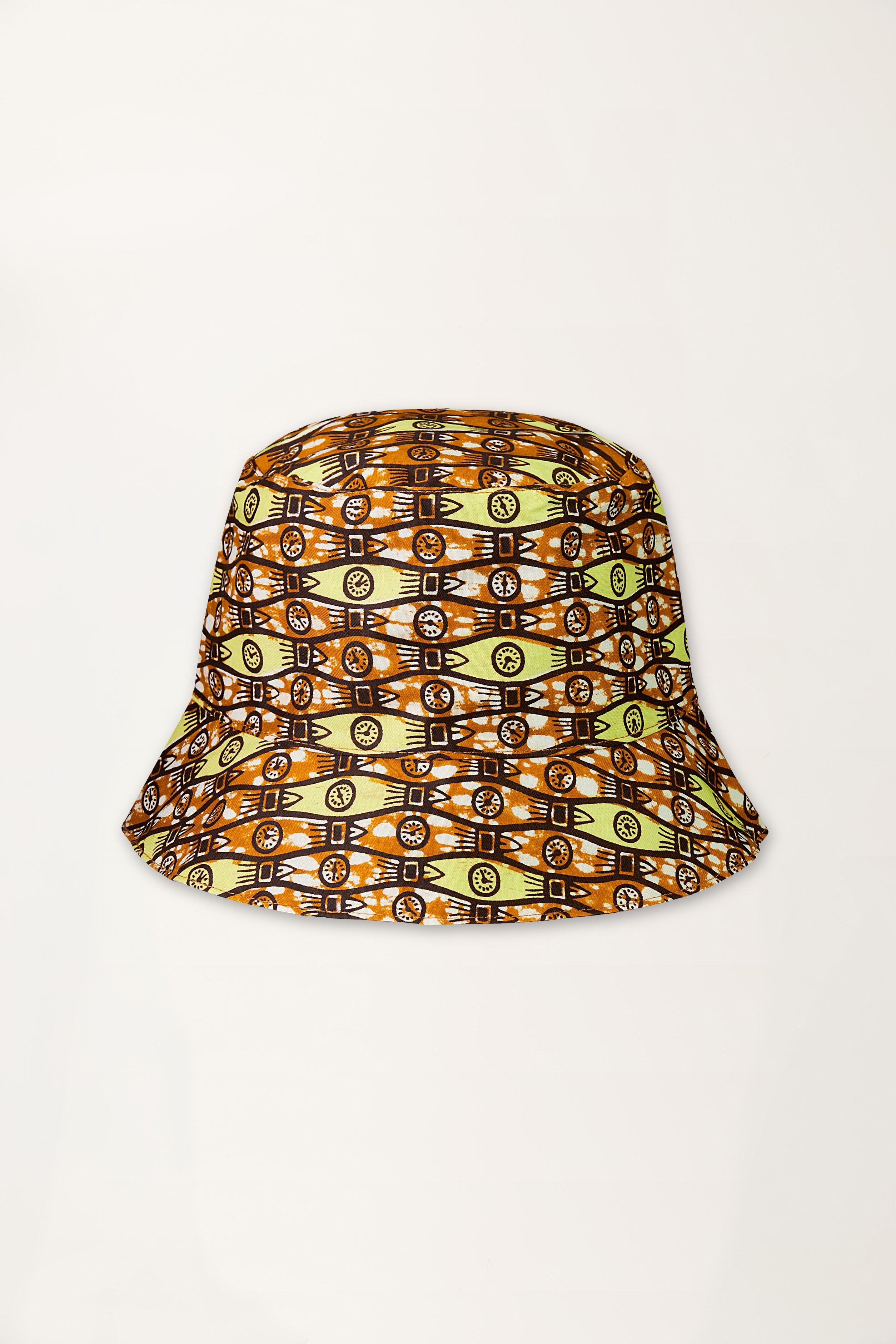 Reversible Bucket Hat in Sugar Cane Print