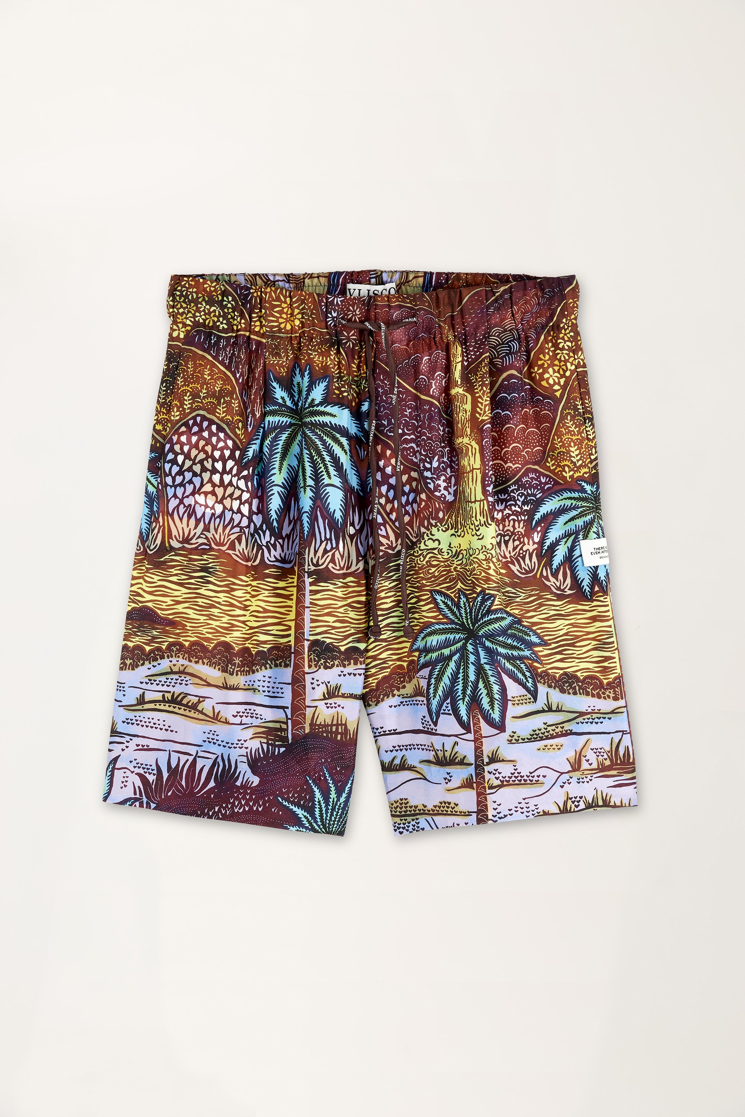 Rainbow Print Shorts