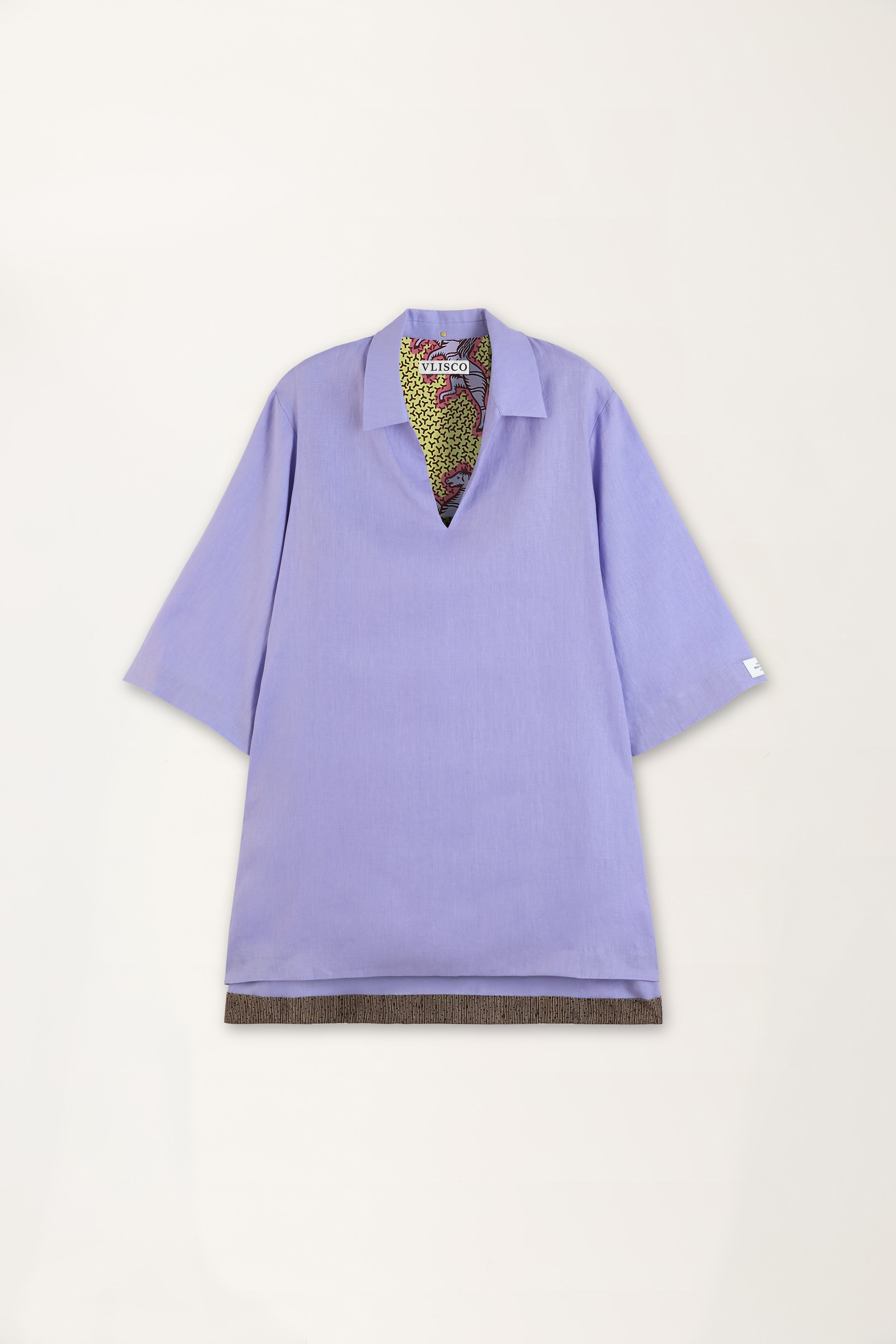 Soothing Lilac Shirt Dress