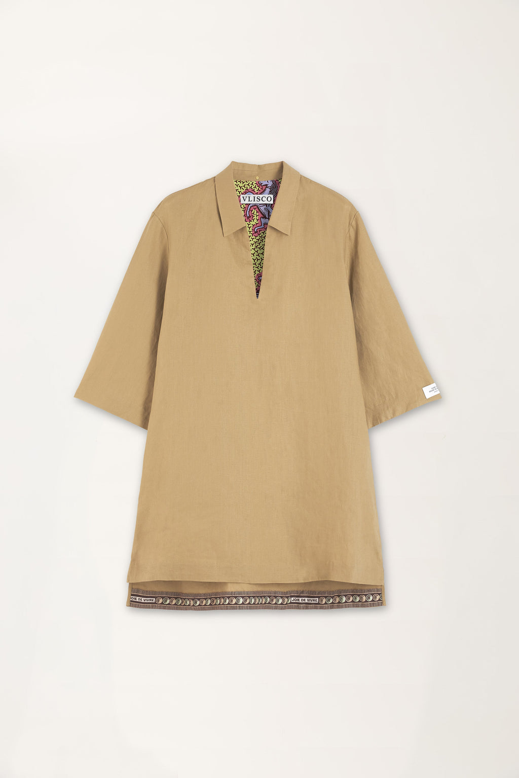 Calm Sand Shirt Dress