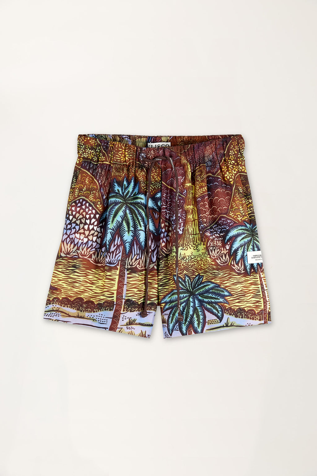 Rainbow Print Shorts