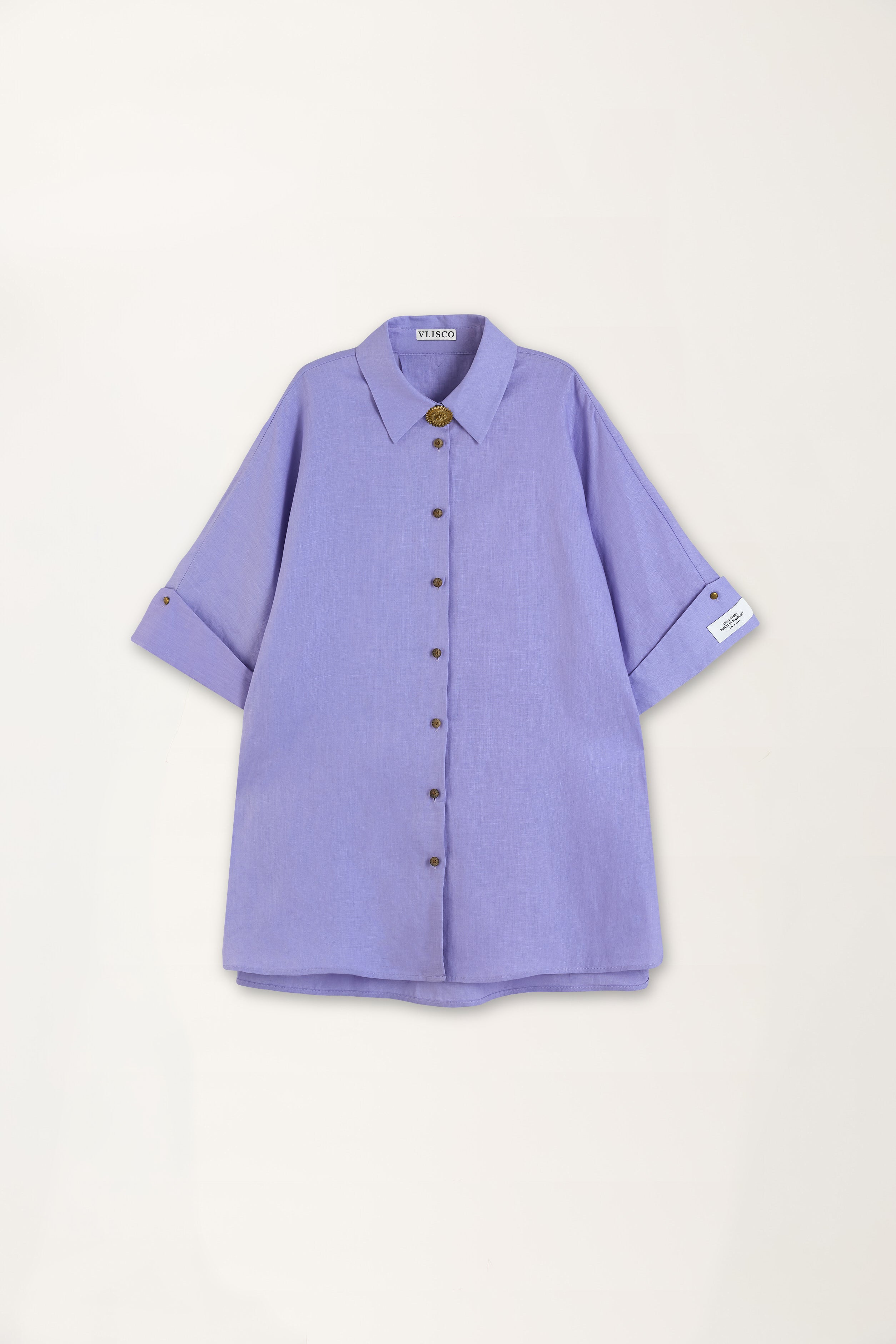 Soothing Lilac Short Sleeve Shirt