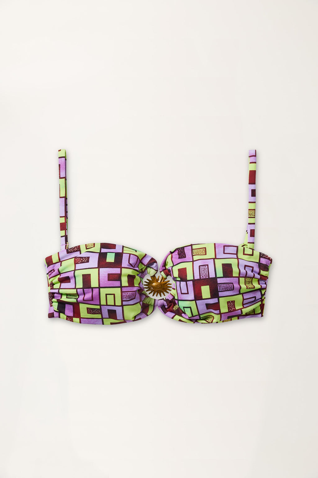 Boxes Print Bikini