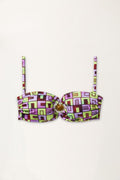 Boxes Print Bikini