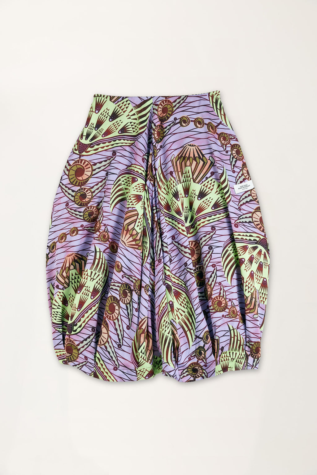 Strange Flowers Print Skirt