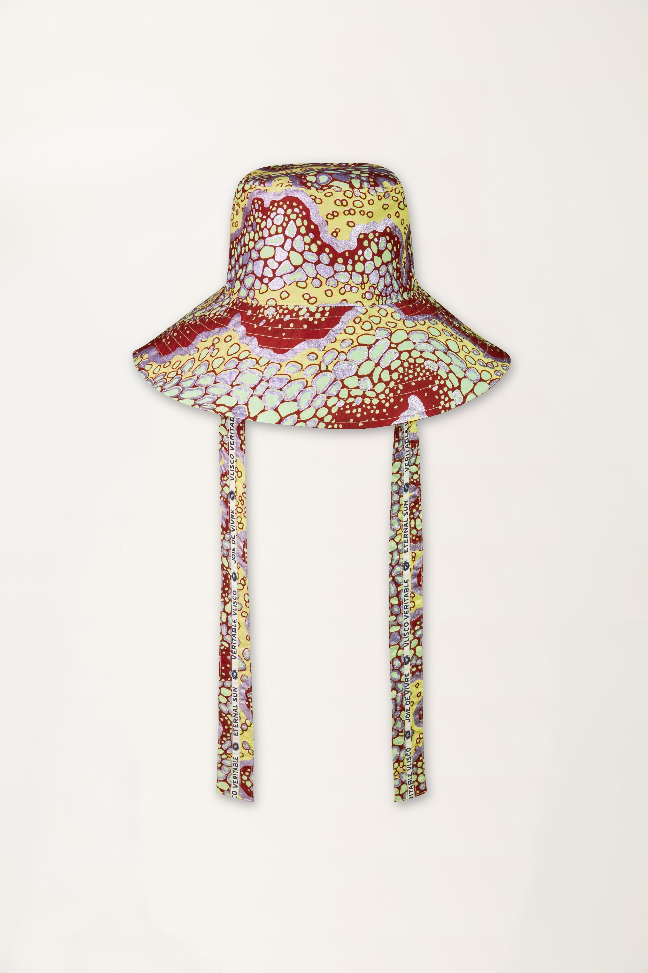 Bubble Waves Print Bucket Hat