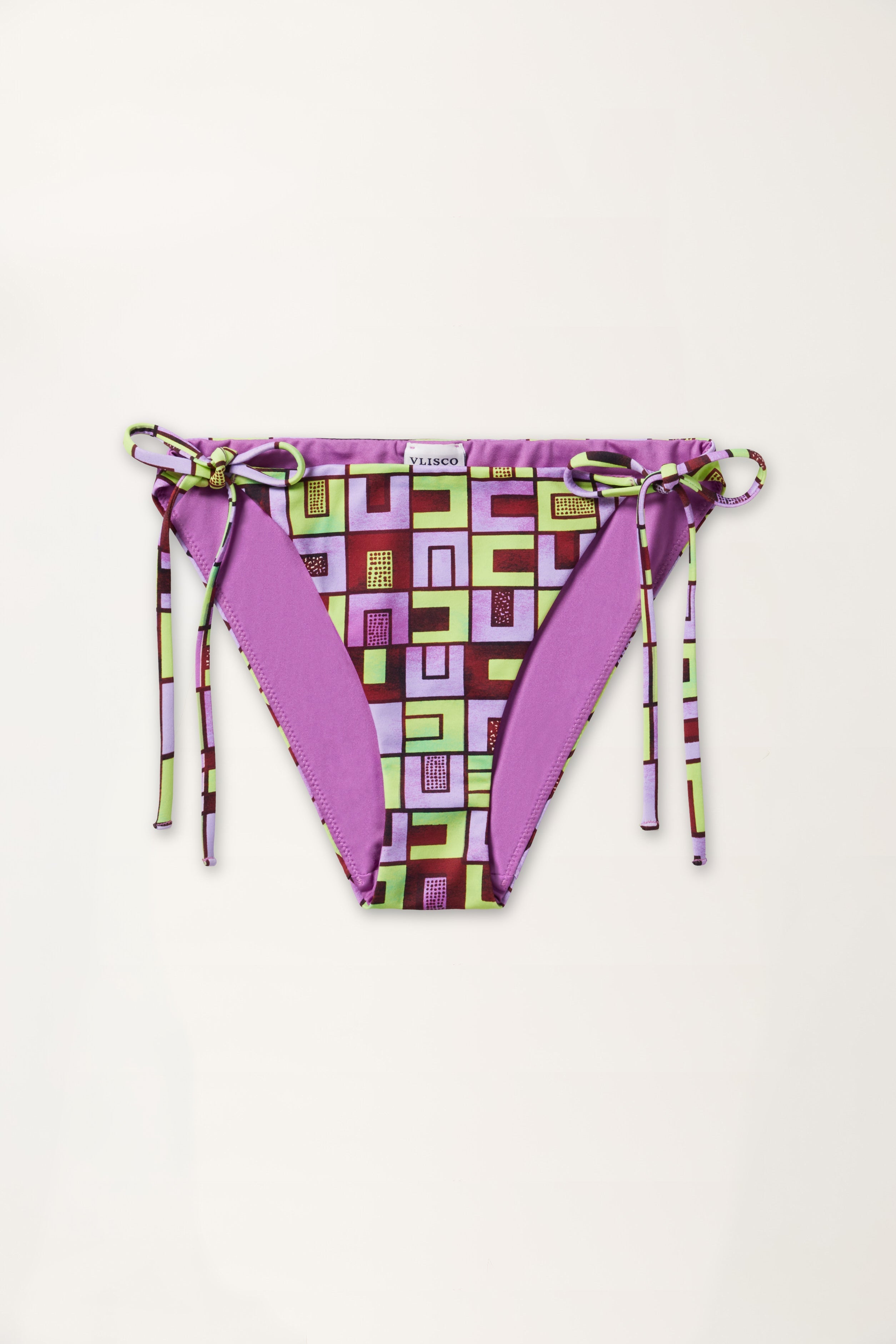 Boxes Print Bikini Bottom
