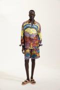 Rainbow Print Long Sleeve Shirt