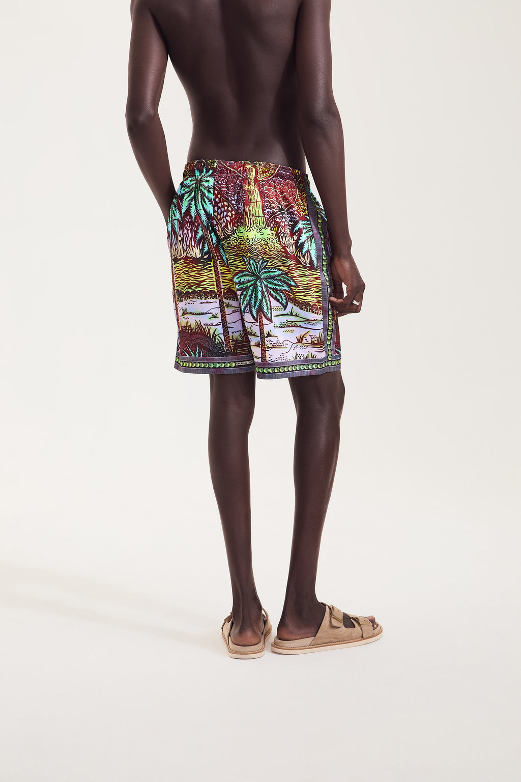 Rainbow Print Swim Shorts