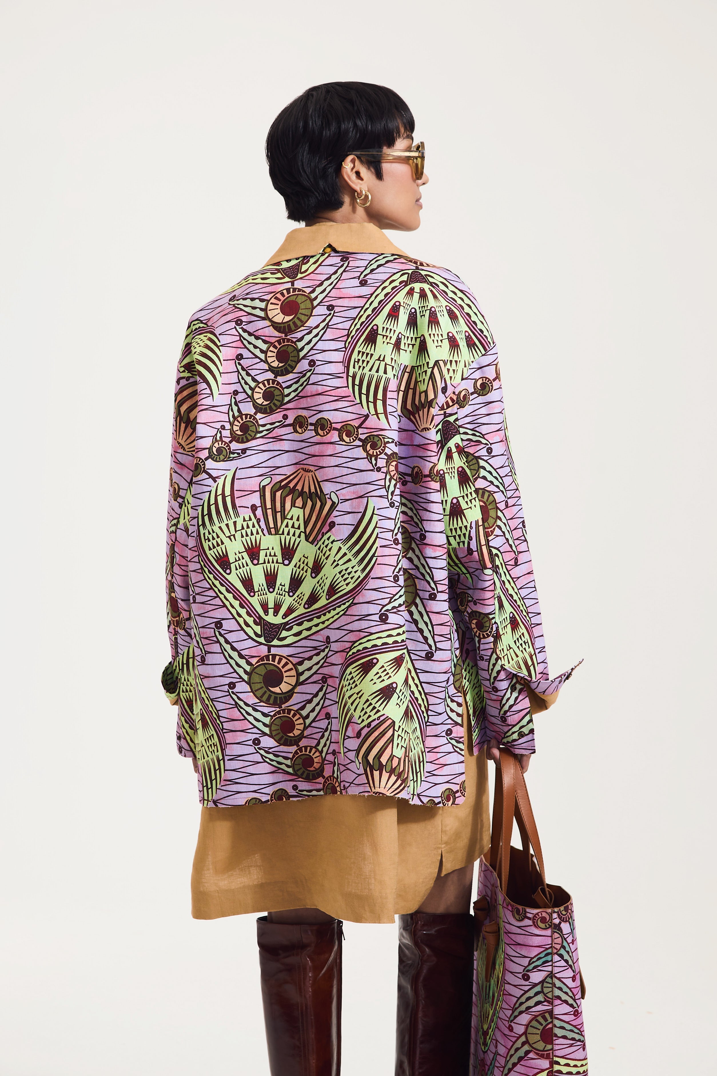 Strange Flowers print Jacket
