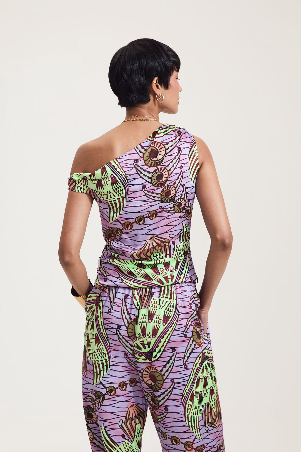 Strange Flowers Print Top