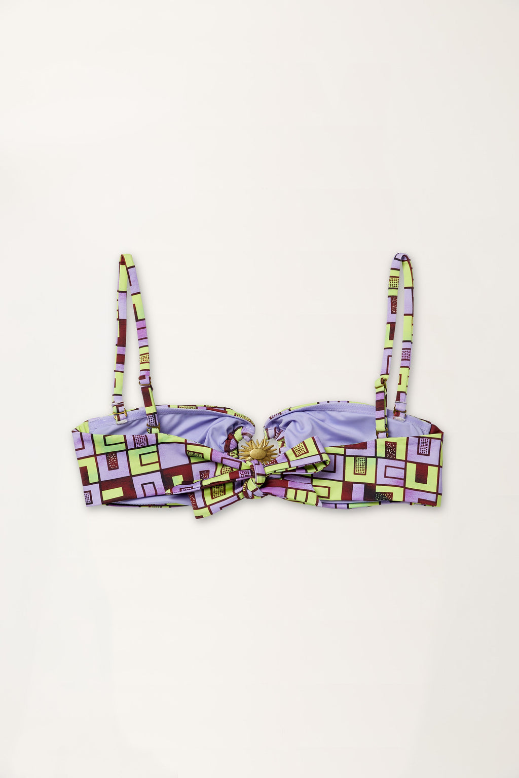Boxes Print Bikini