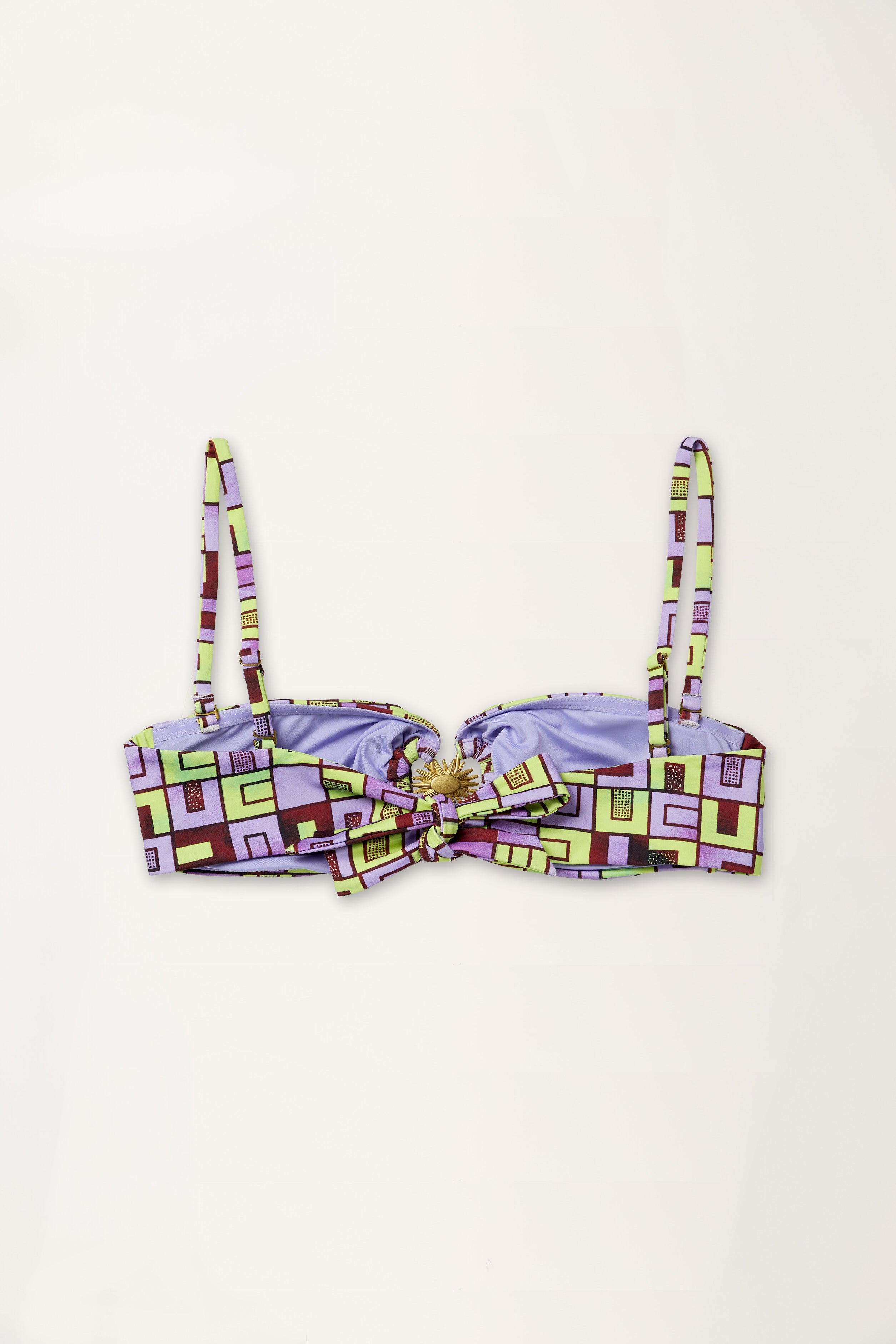 Boxes Print Bikini