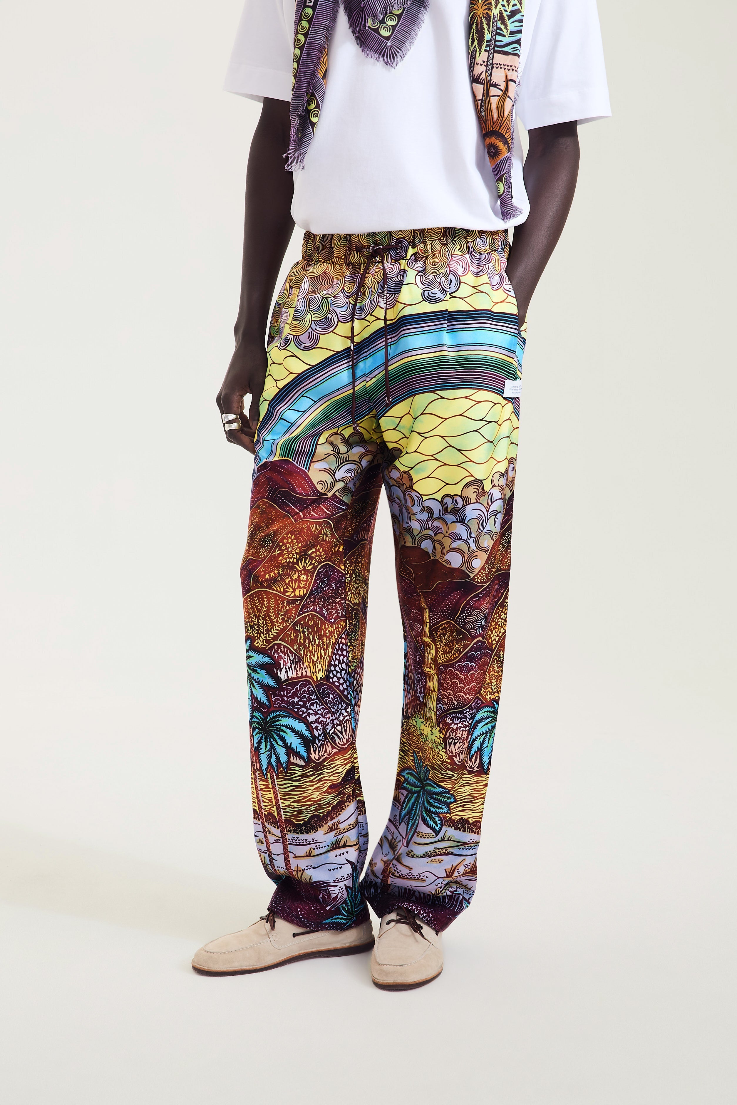Rainbow Print Trouser