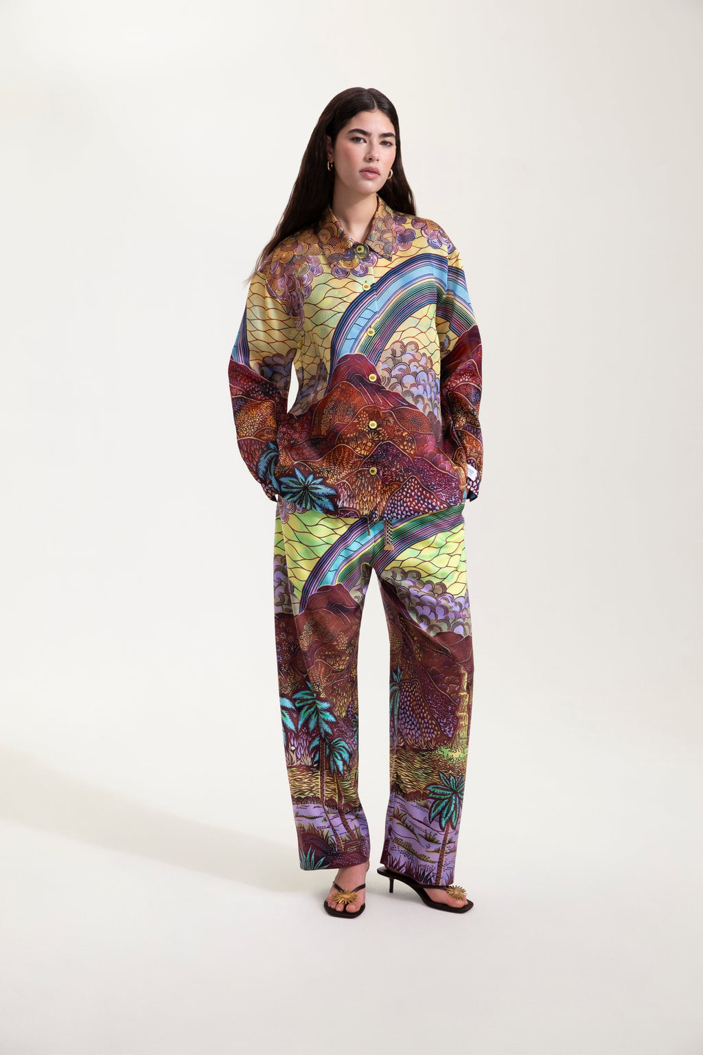 Rainbow Print Jacket