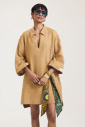 Calm Sand Shirt Dress