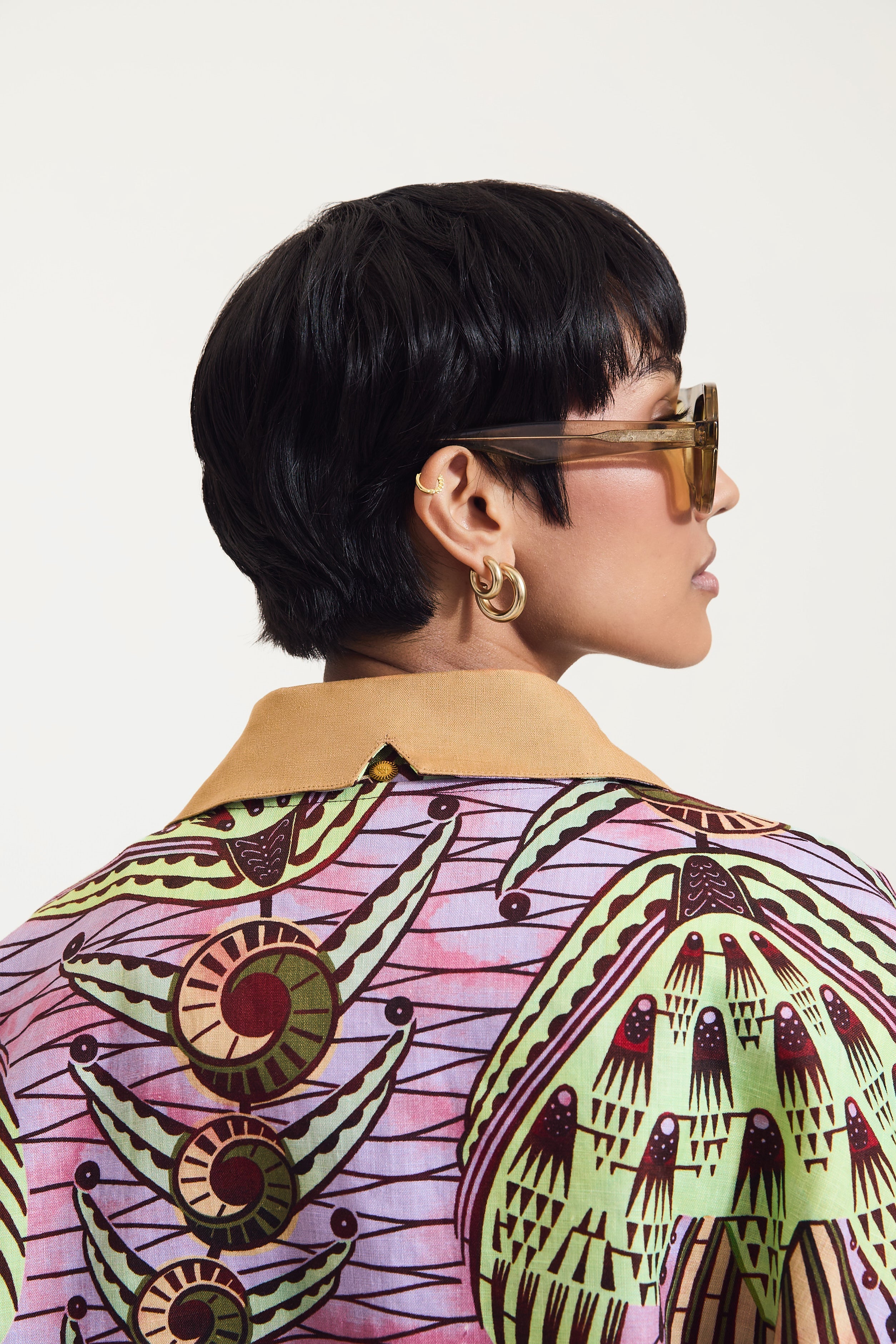 Strange Flowers print Jacket