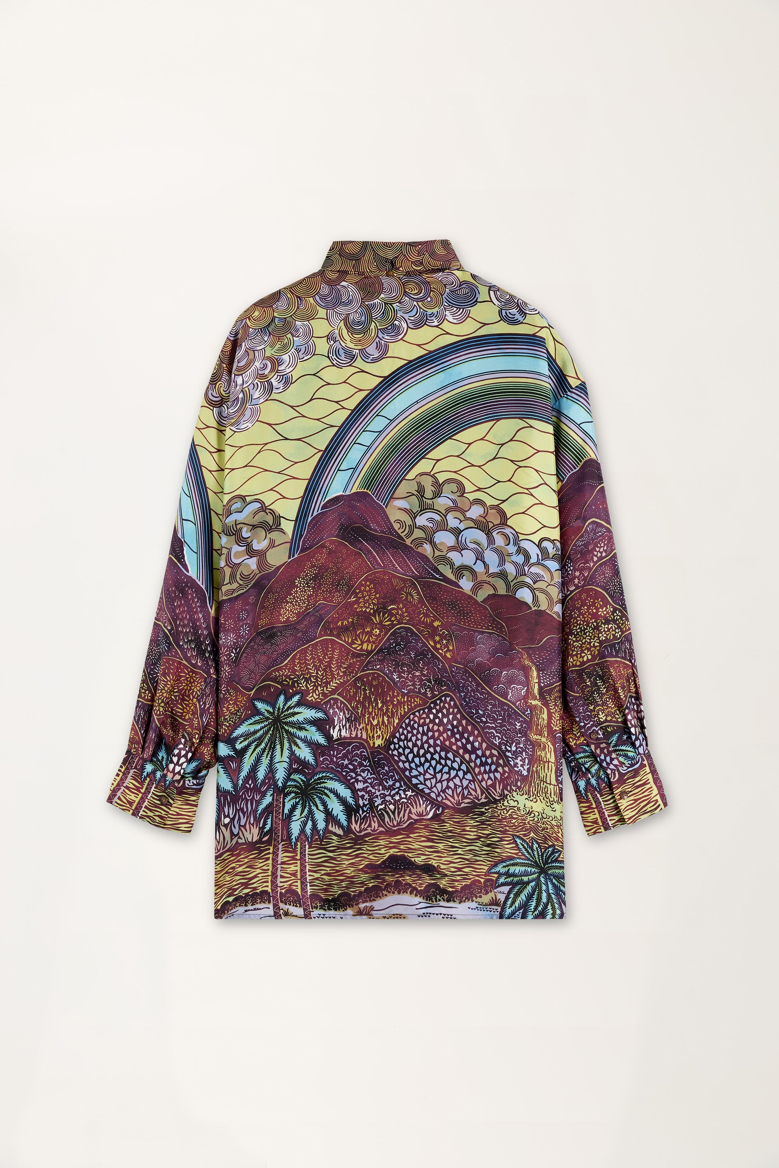Rainbow Print Long Sleeve Shirt