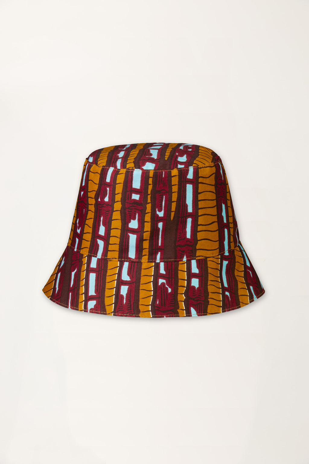 Reversible Bucket Hat in Sugar Cane Print