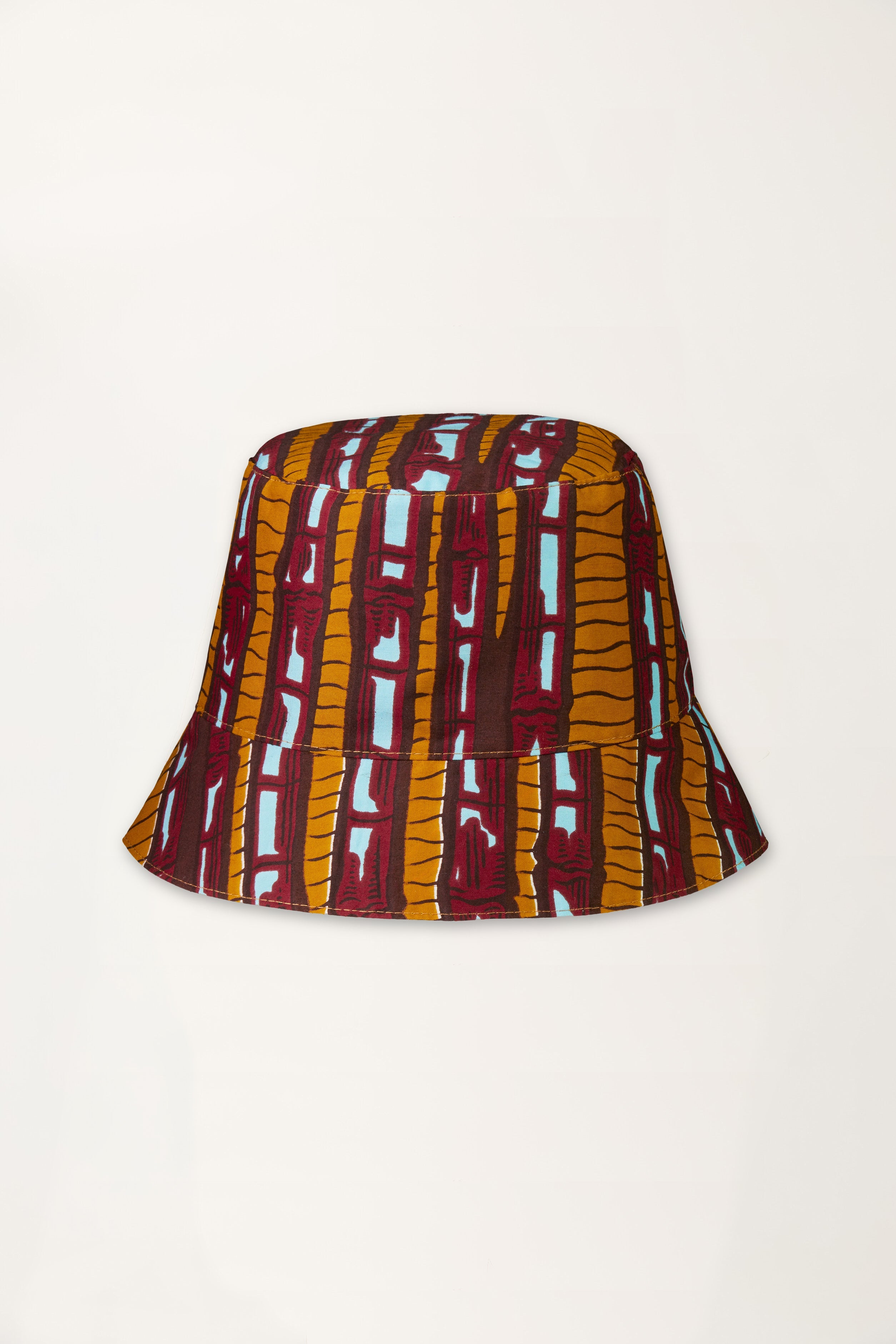 Reversible Bucket Hat in Sugar Cane Print