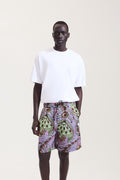 Strange Flowers Print Shorts