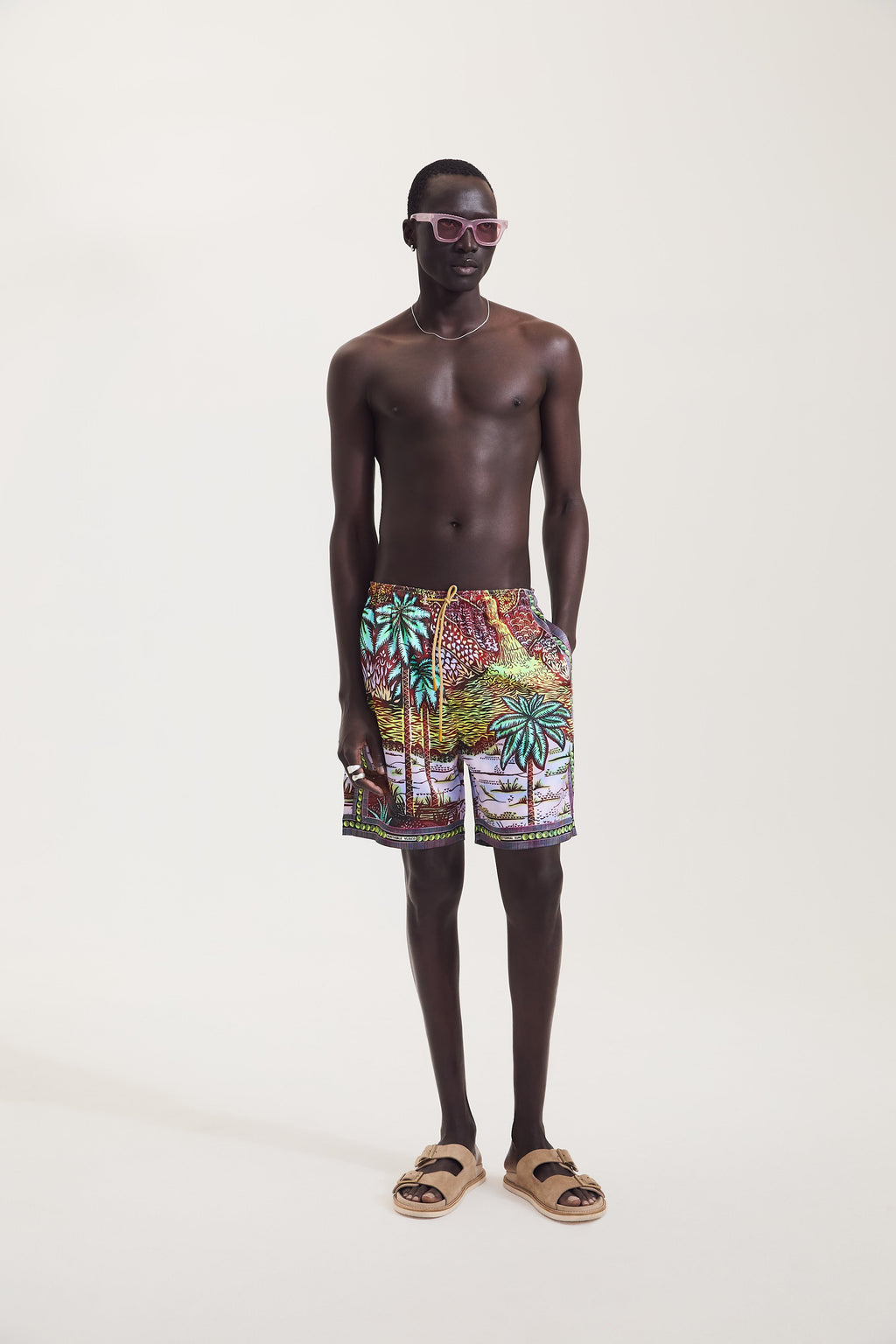 Rainbow Print Swim Shorts