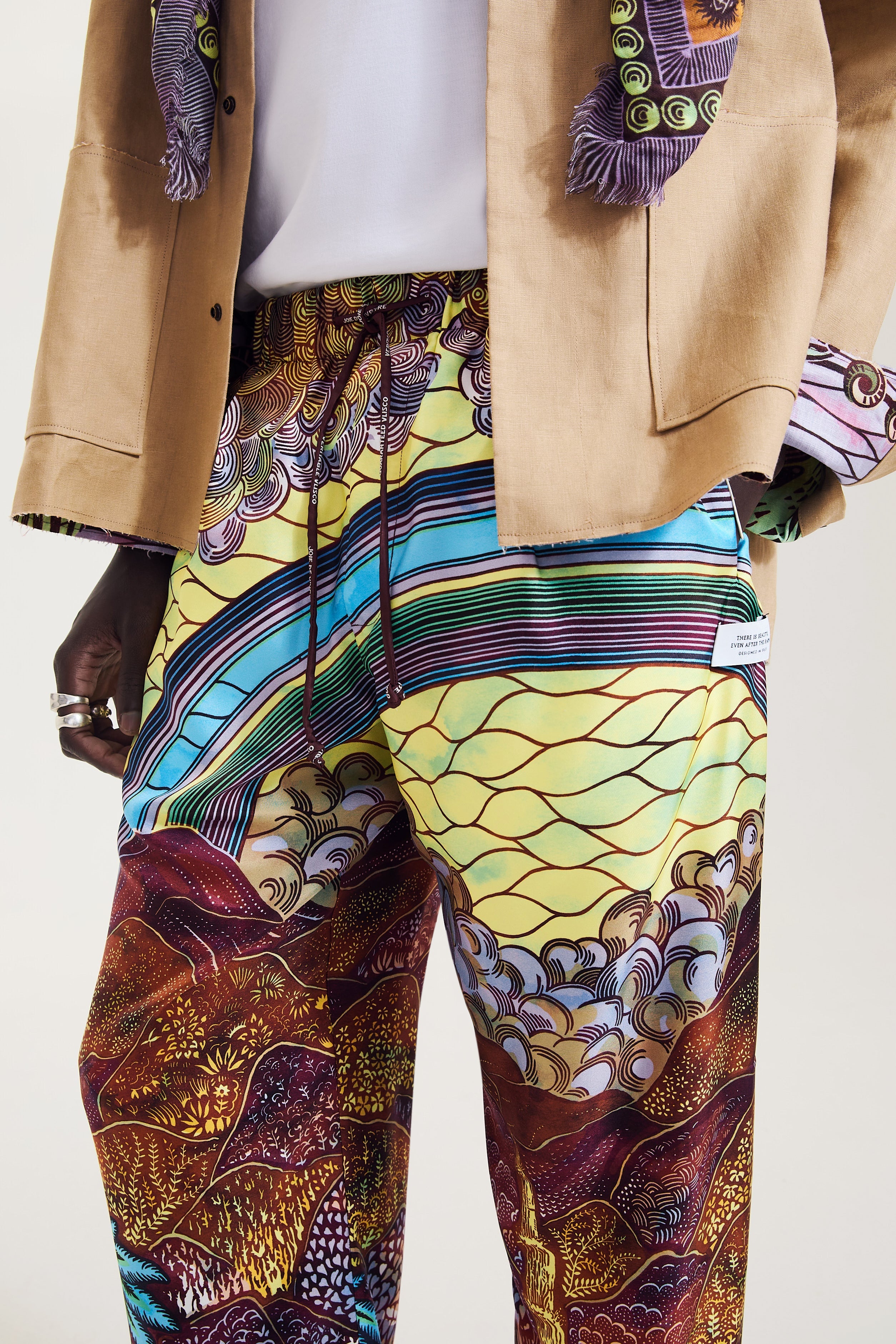 Rainbow Print Trouser