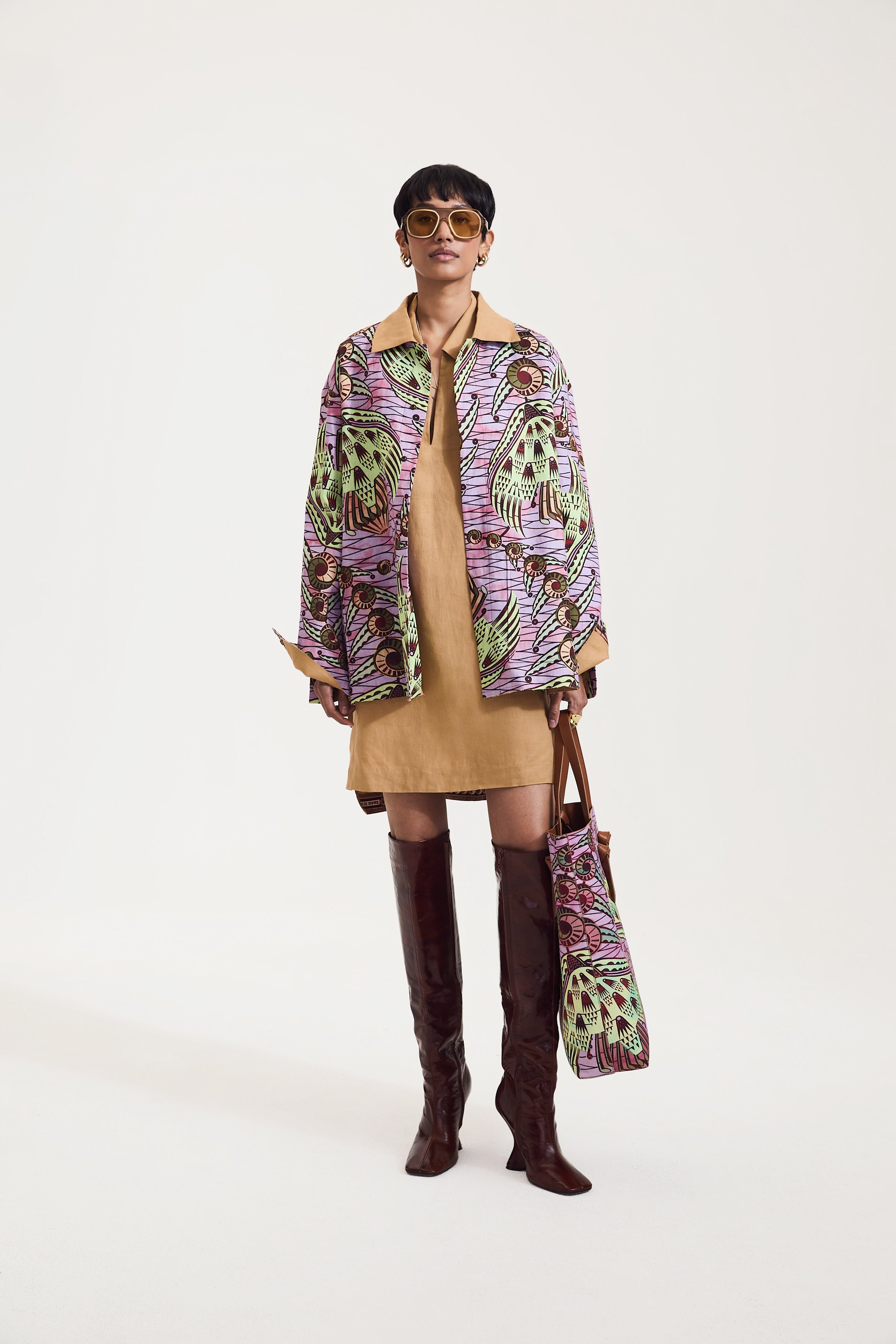 Strange Flowers print Jacket