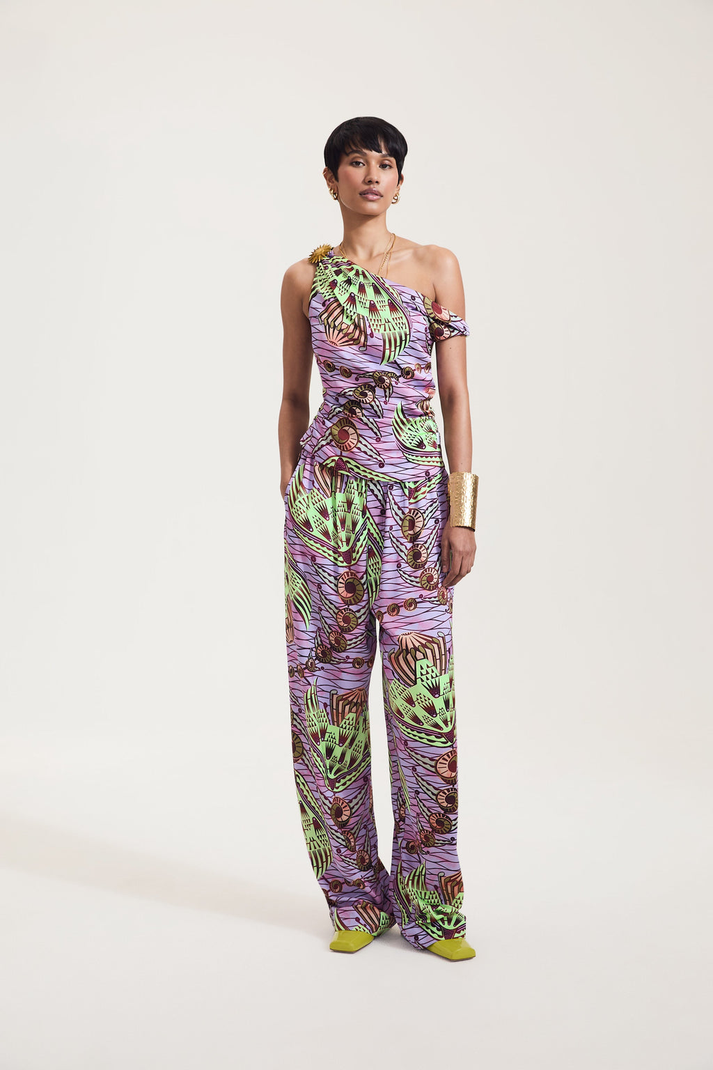 Strange Flowers Print Top