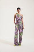 Strange Flowers print drawstring Trouser