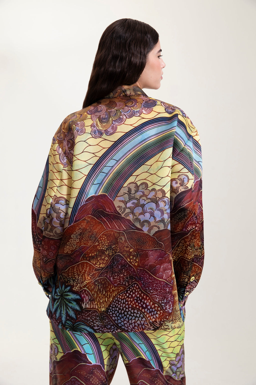 Rainbow Print Jacket