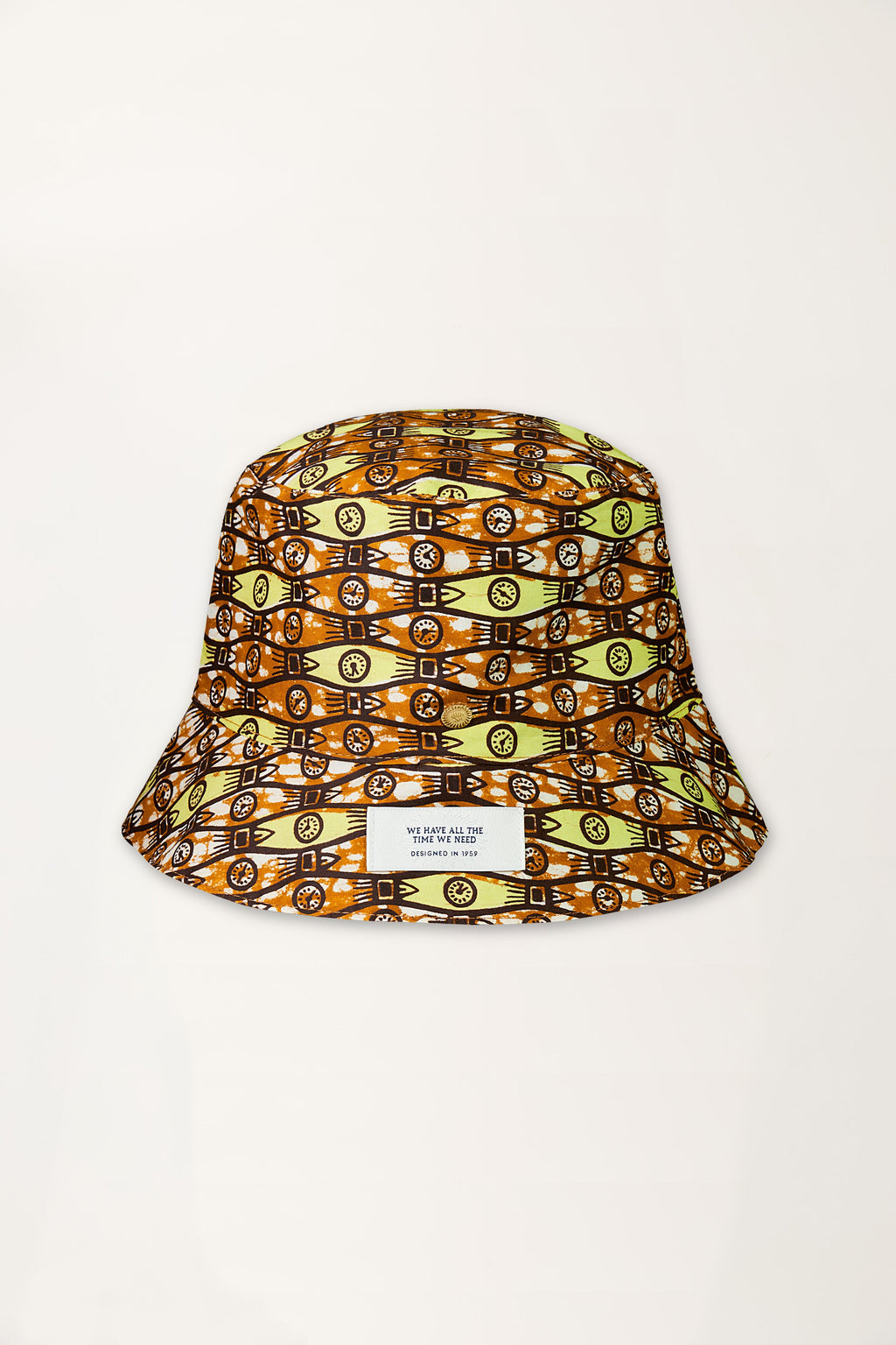 Reversible Bucket Hat in Sugar Cane Print