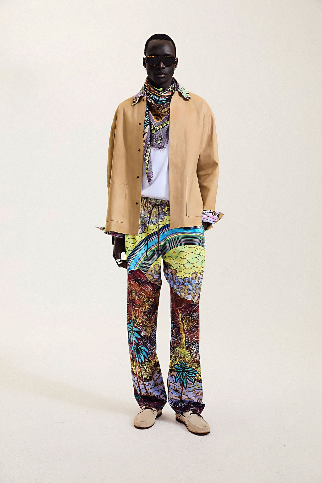 Rainbow Print Trouser
