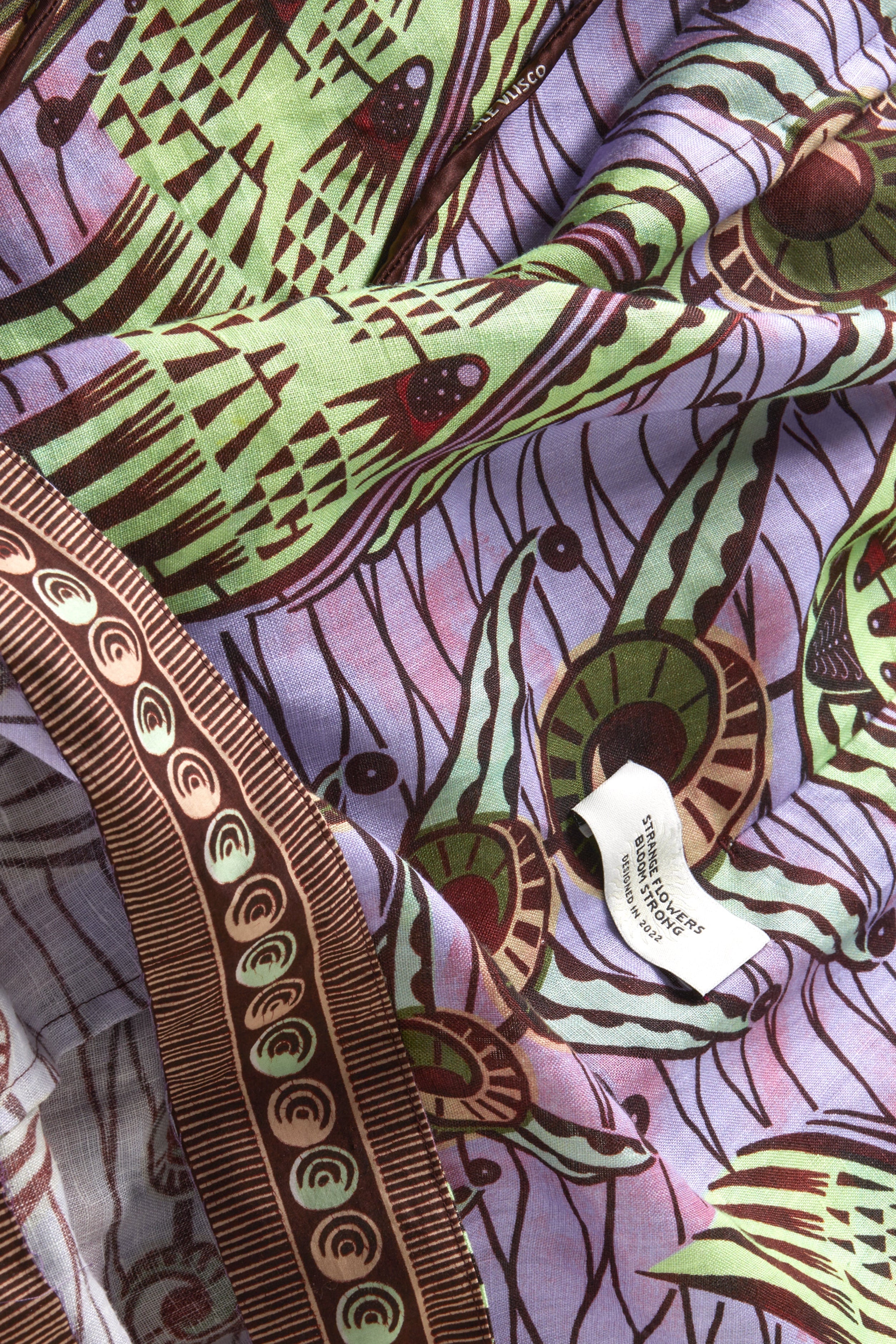 Strange Flowers Print Shorts