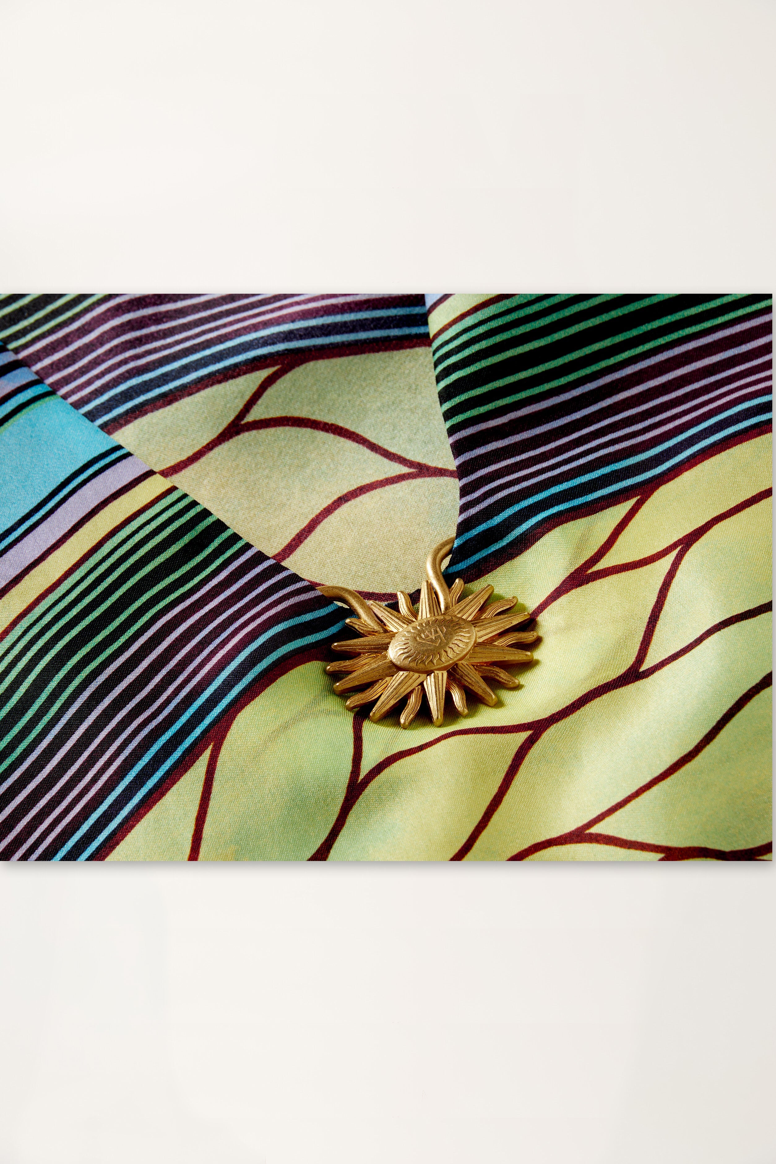 Rainbow Print Kaftan